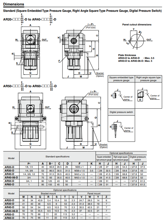 Modular Type Regulator AR Series