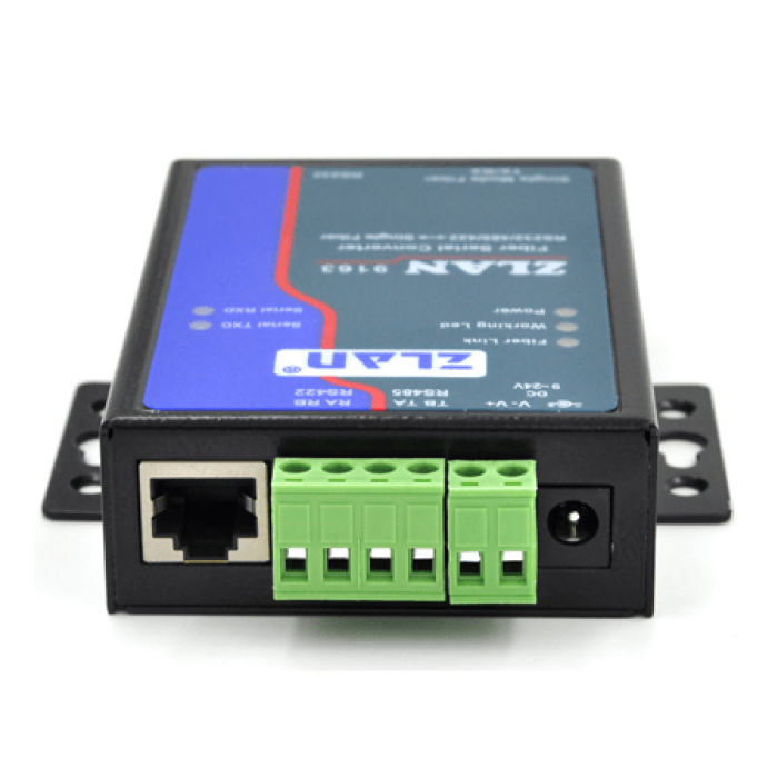 Level-type fiber-to-serial port