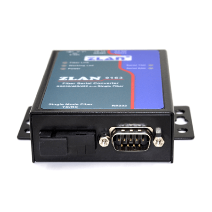 Level-type fiber-to-serial port