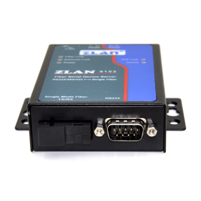 Serial server type optical fiber to serial port