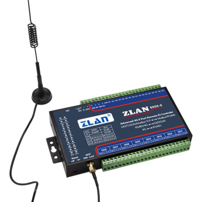 8-channel DI/DO/AI remote IO controller