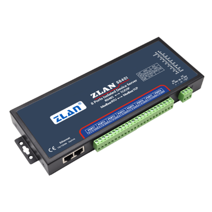 Isolated 8 Ports Serial Device Server