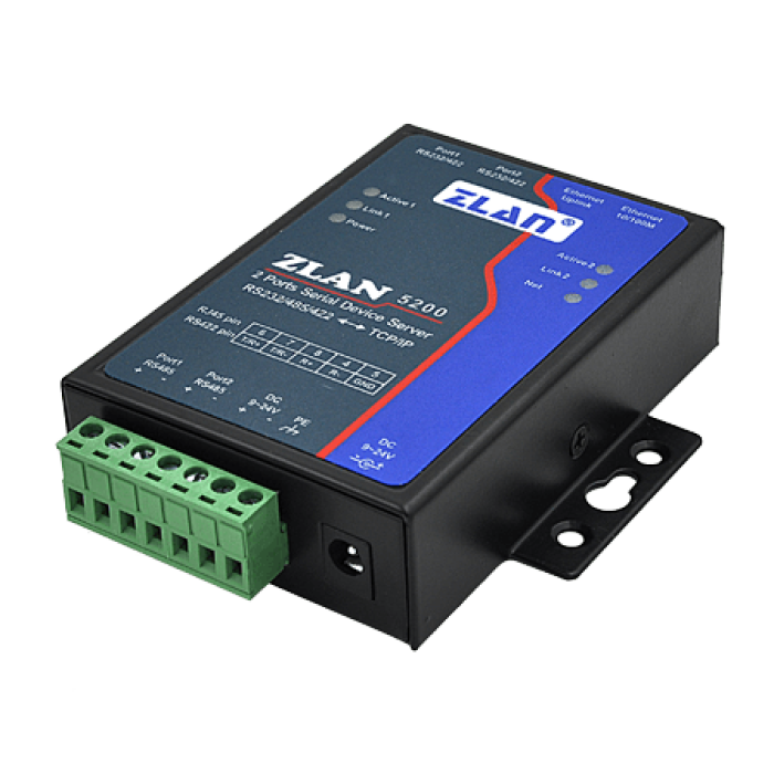 2 Ports Serial Device Server