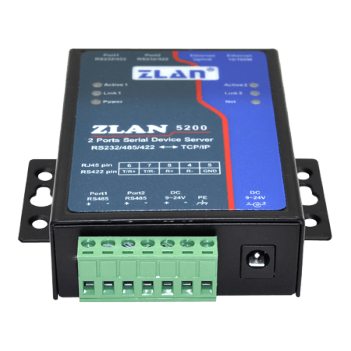 2 Ports Serial Device Server