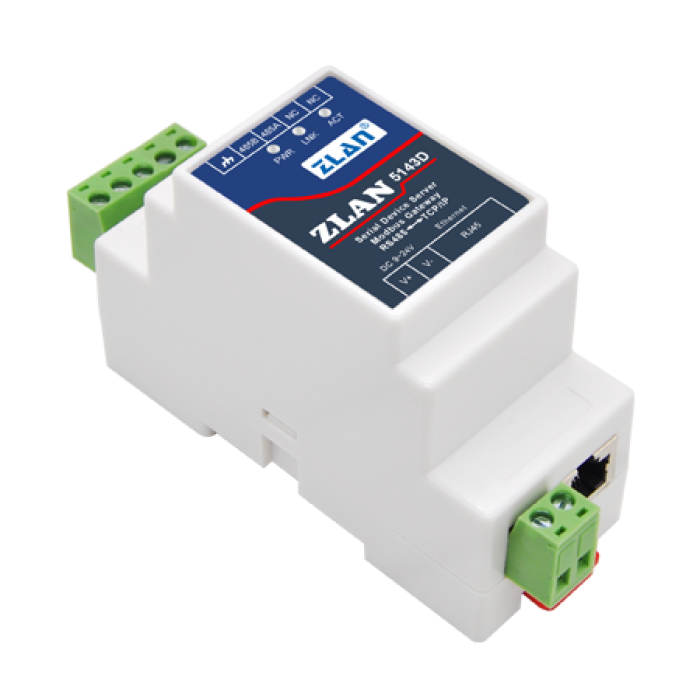 Rail-type serial server