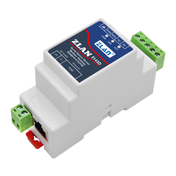 Rail-type serial server