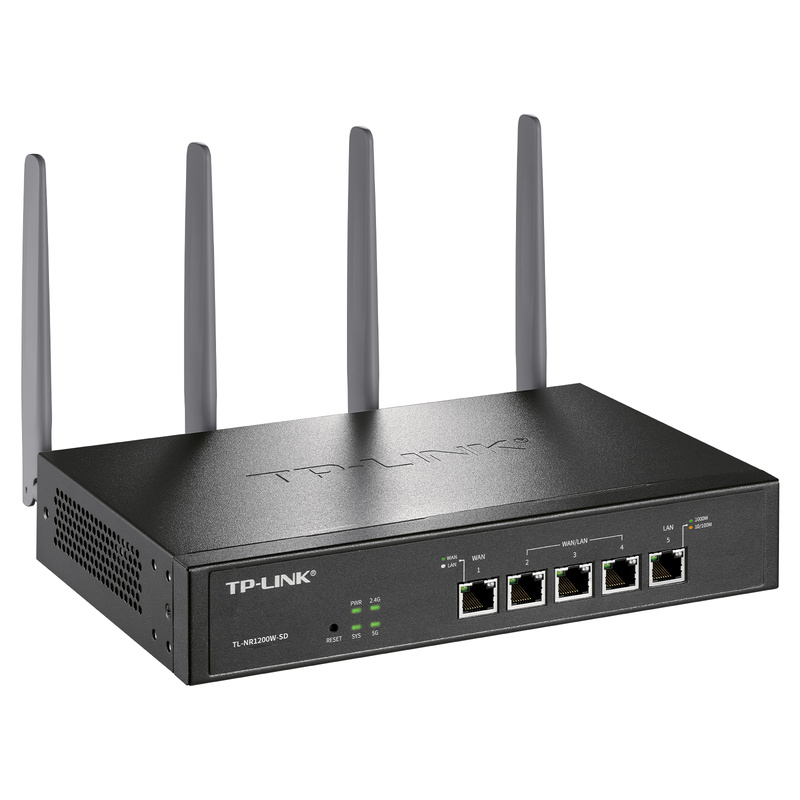 1 WAN+3 WAN/LAN+1 LAN Wireless routers for remote networking