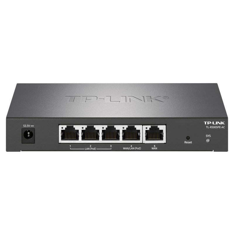 1WAN+1WAN/LAN+3LAN 2.5G PoE· AC all-in-one router TL-R5005PE-AC