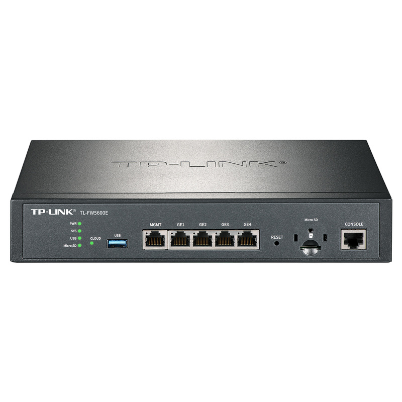 5 RJ45 ports Enhanced firewall