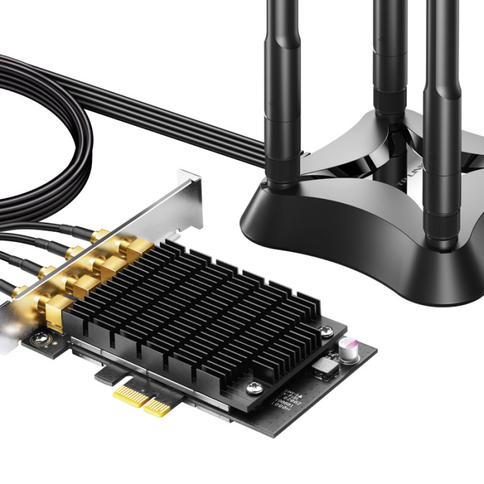 3167Mbps Dual-band wireless PCl-E network card