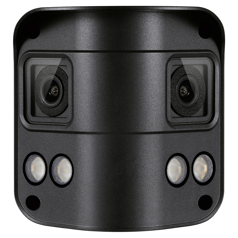 6 million binocular ultra-wide-angle IP cameras Supports DC and IEEE