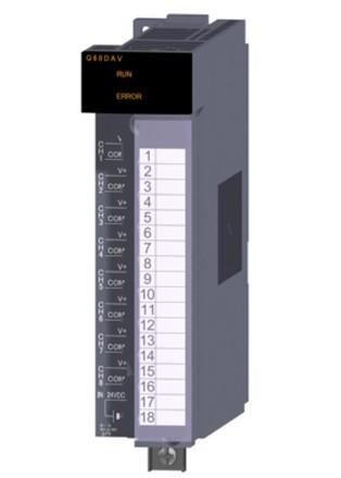 Q68DAV Mitsubishi MELSEC iQ-R 8-Channel Analog Output Module | High-Speed Voltage/Current