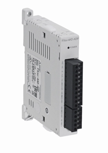 FX3U-4AD-ADP Mitsubishi Analog Input Module, FX3U Series PLC Expansion 4-Channel ADC Sensor Interface