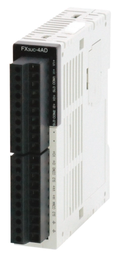 FX3UC-4AD Mitsubishi MELSEC FX3UC 4-Channel 12-bit Analog Input Module - PLC Expansion Module