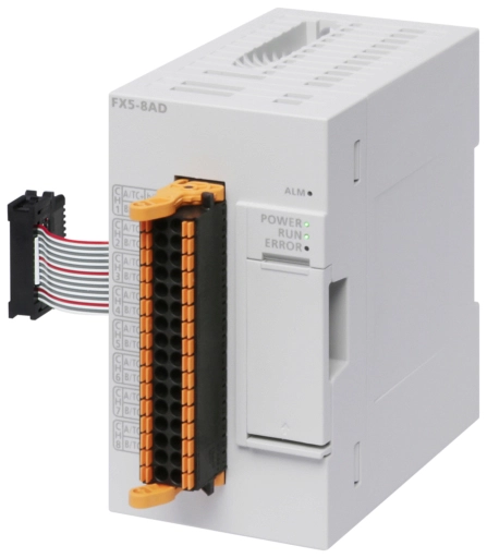 FX5-8AD 8-Channel 16-Bit Analog Input Module for PLC & Process Control Systems