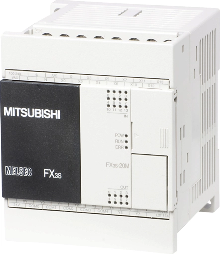 FX3S-20MT/ES Compact PLC 20 I/O Transistor Output for Machine Control