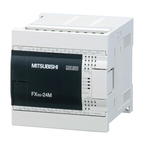 FX3G-24MT/DSS Mitsubishi PLC - FX3G Series, 24 I/O, DC-Powered, Compact Transistor Output Controller for Motor Control