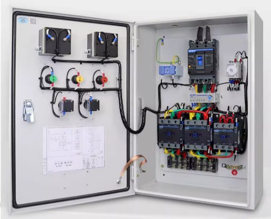 Star-Delta Reduced Voltage Starter Control Pane SJ-L (MOTOR POWER : 55kW)