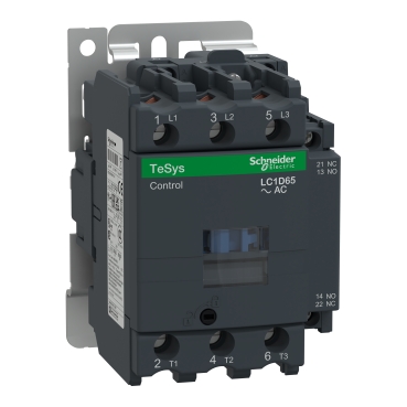 LC1D65-E7 TeSys D Contactor 65A 3P AC Motor Starter Relay Schneider Electric