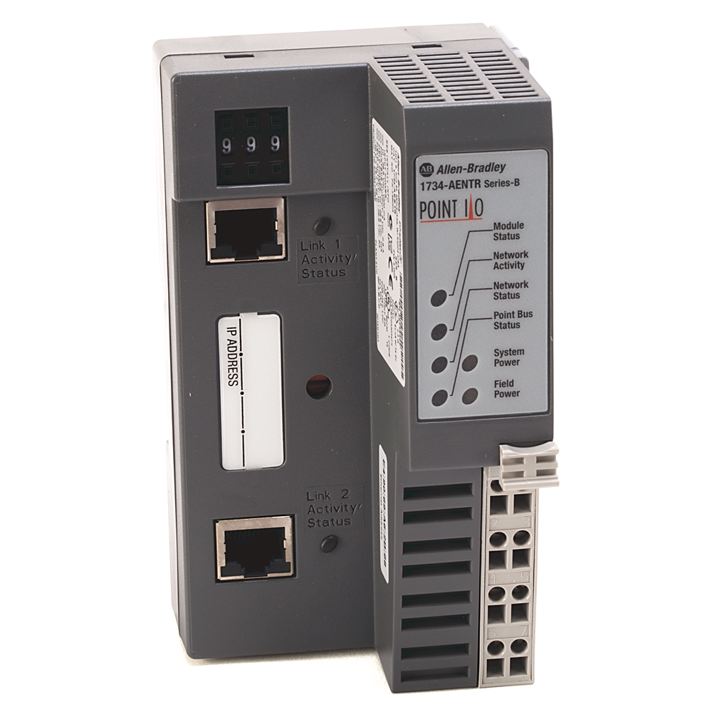 1734-AENTRK EtherNet/IP Adapter Module | Rockwell POINT I/O Distributed I/O Control Module