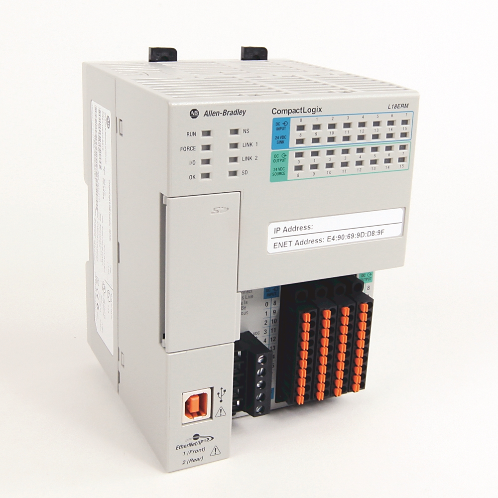 1769-L19ER-BB1BK Rockwell CompactLogix 5370 PLC Controller EtherNet/IP for Automation Systems