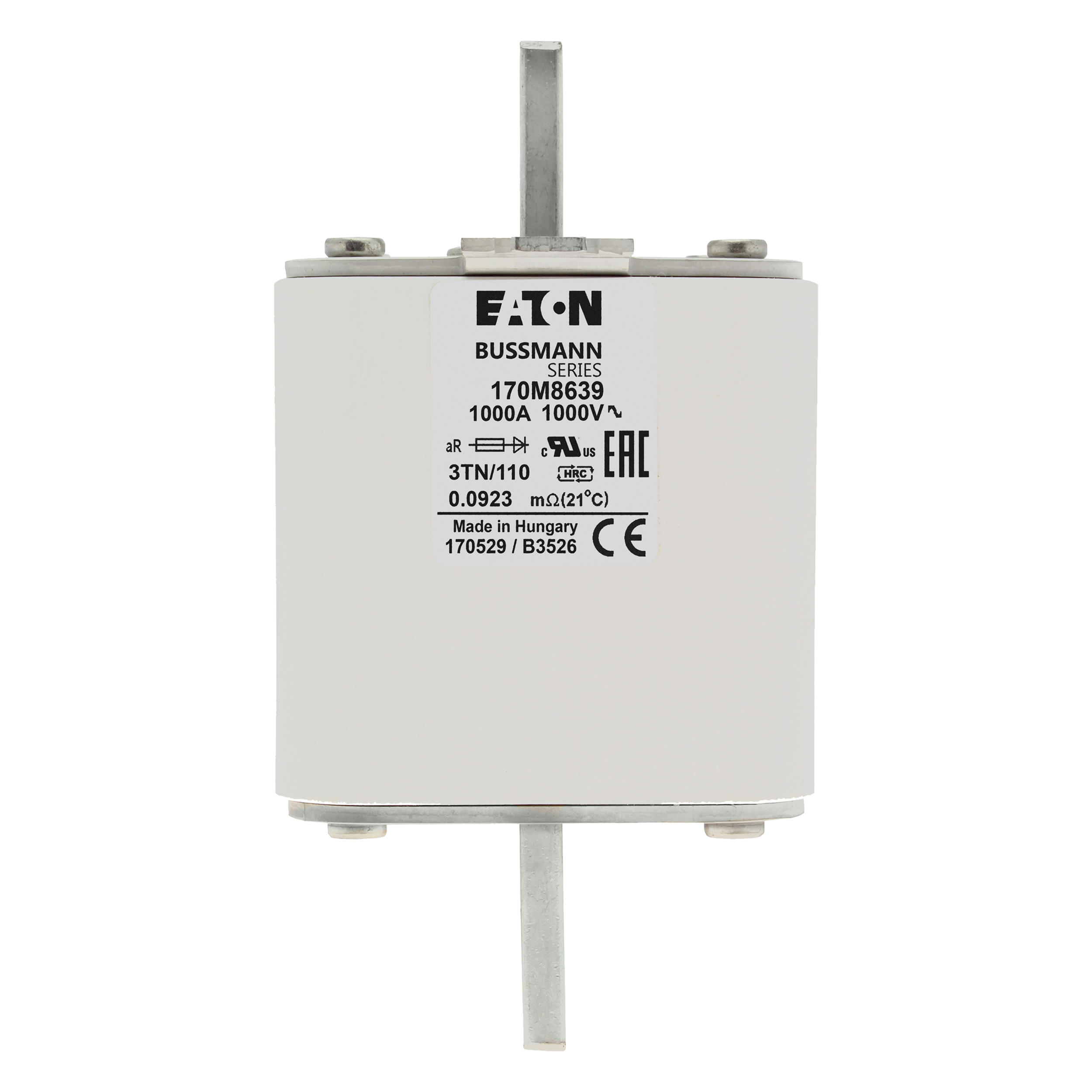 Eaton 170M8639 900A 600VAC 20KA Molded Case Circuit Breaker for Power Distribution Systems