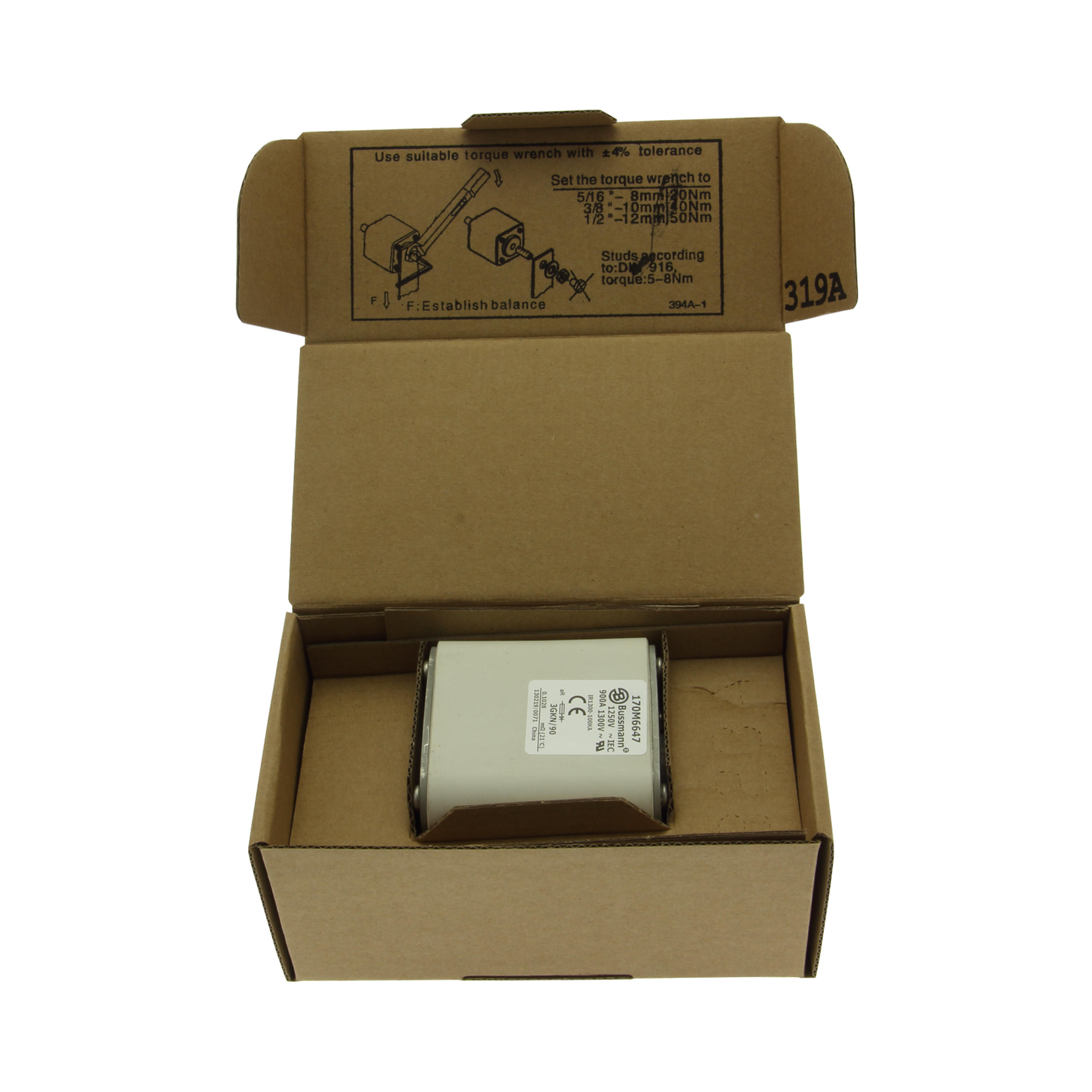 Eaton 170M6646 Magnetic Circuit Breaker 45A 600VAC 20KA Circuit Protector