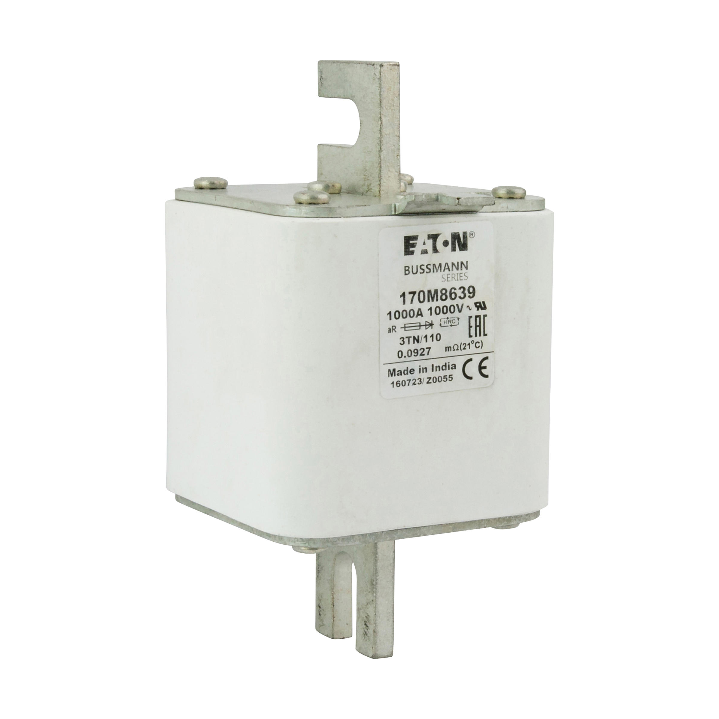 Eaton 170M8636 400A 600VAC 20KA M-Series MCCB for Power Distribution Systems