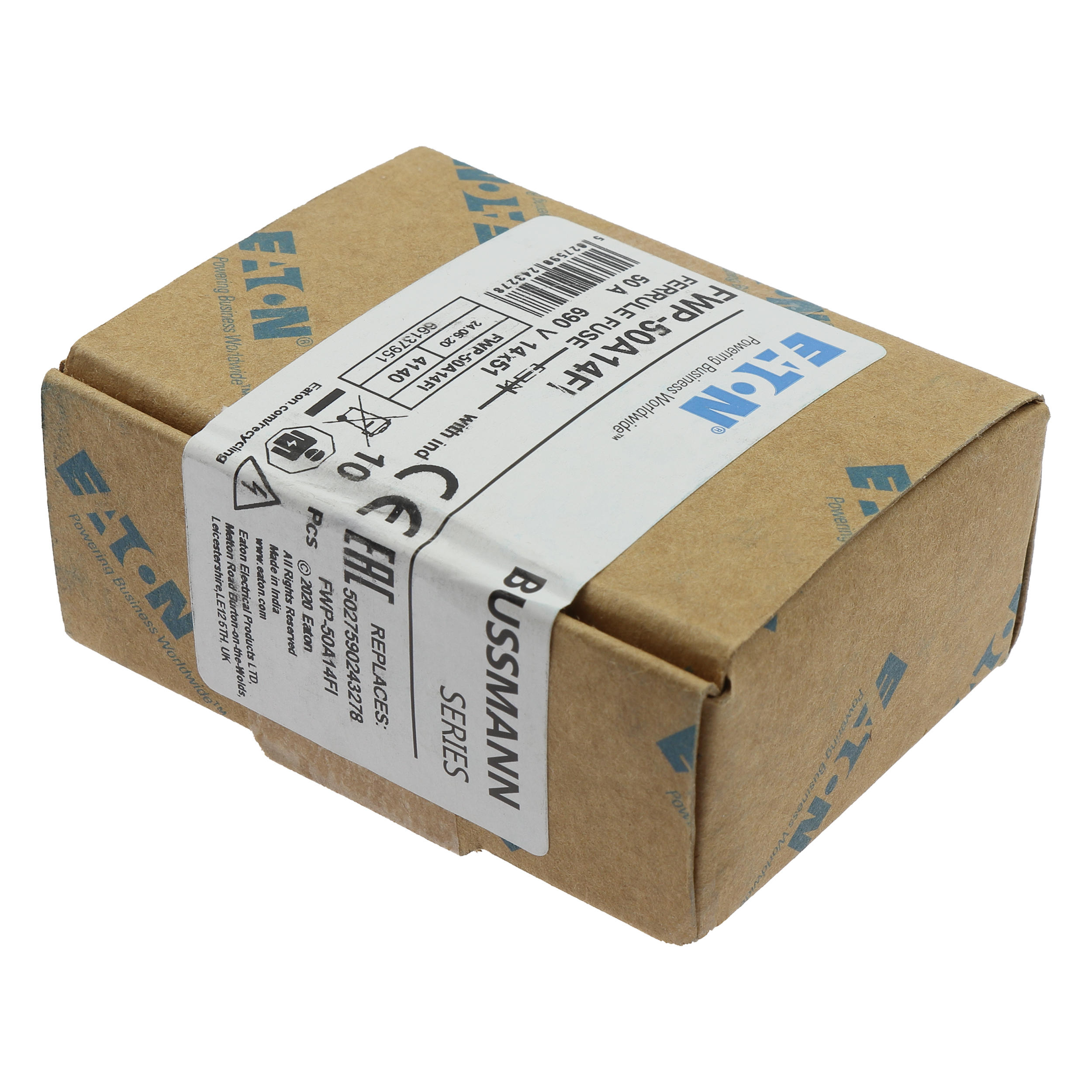 Eaton FWP-50A14Fa 50A 32VDC DC Circuit Breaker | Fuse Holder | Solar EV Battery Disconnect Switch