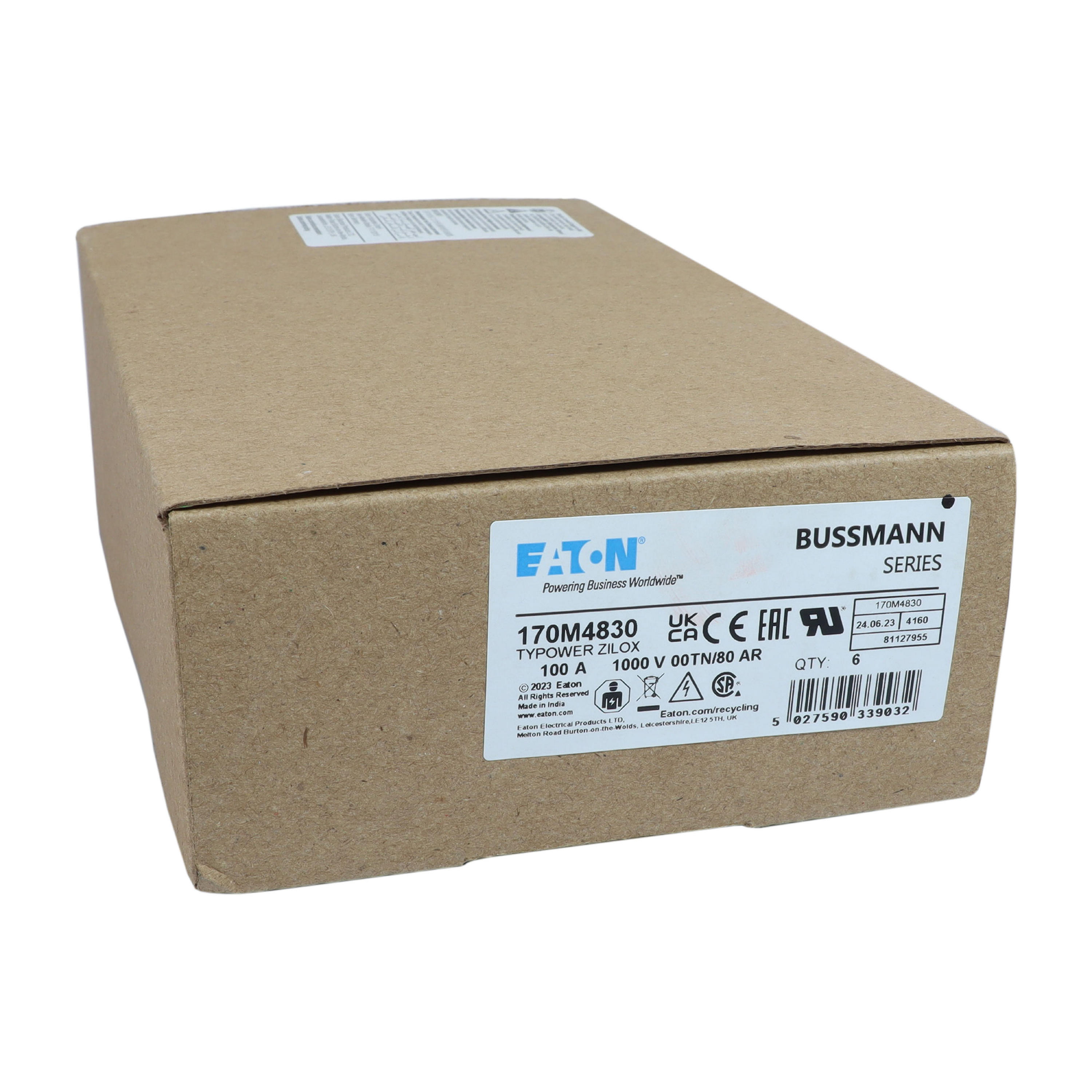 Eaton 170M4830 200A 600VAC Molded Case Circuit Breaker - Thermal Magnetic Trip Unit