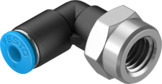 QSLF-1/8-4-B FESTO Compact Valve Terminal, Pneumatic Throttle Valve, Side-Mount Flow Control