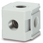 Y44-03-1-D Pneumatic Valve Positioner, ProFlow Series ZX, High-Pressure Brass Body for Oil Gas Systems
