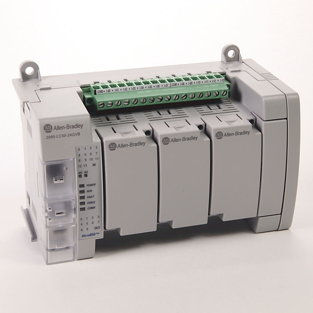2080-LC50-24QVB Micro800 Programmable Controller, 24 I/O 24VDC Compact PLC Module