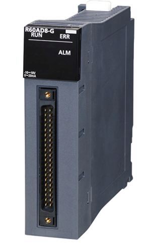 R60AD8-G Analog Input Module, Mitsubishi Electric MELSEC, 8-Channel PLC Module for Process Control