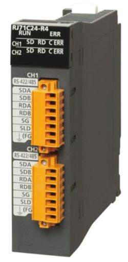 RJ71C24-R4 Mitsubishi Melsec iQ-R Series Serial Communication Module RS-232/422/485 PLC Device Connectivity