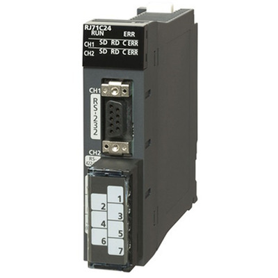 RJ71C24 Serial Communication Module, RS-232/422/485 PLC Interface, High-Speed Data Transfer