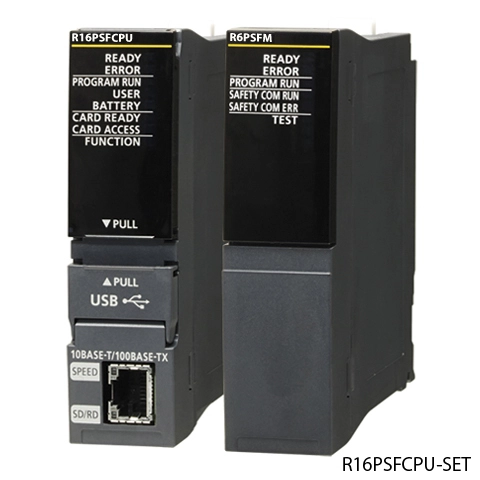 R16PSFCPU-SET Mitsubishi MELSEC iQ-R PLC CPU Module, High-Speed 32-bit Controller