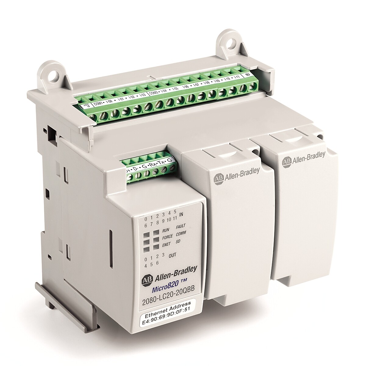 2080-LC20-20QBB Micro830 PLC Module 20-Point Digital I/O Relay Output Rockwell Automation