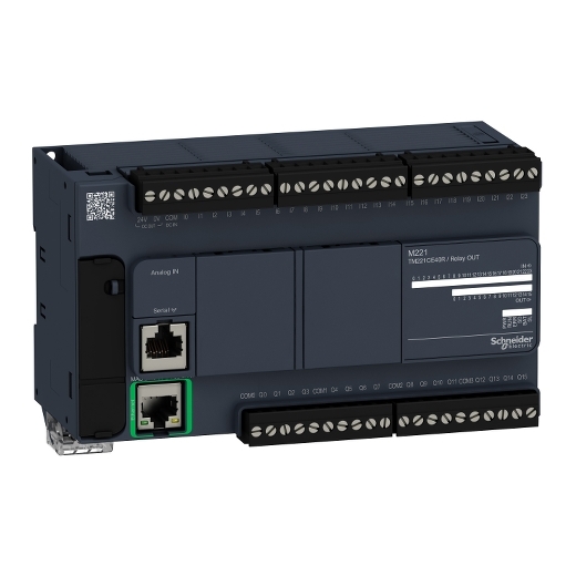 TM221CE40R Schneider Modicon M221 PLC 24 I/O Relay Controller for Automation Systems