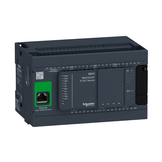 TM241CE24T PLC Controller Schneider Electric Modicon M241 24 I/O Ethernet Compact Automation
