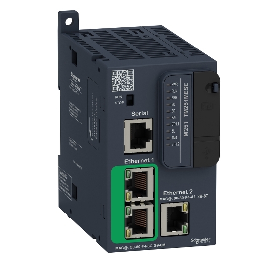 TM251MESE Modicon M251 PLC Controller - Schneider Electric Compact Logic Unit with Ethernet Port