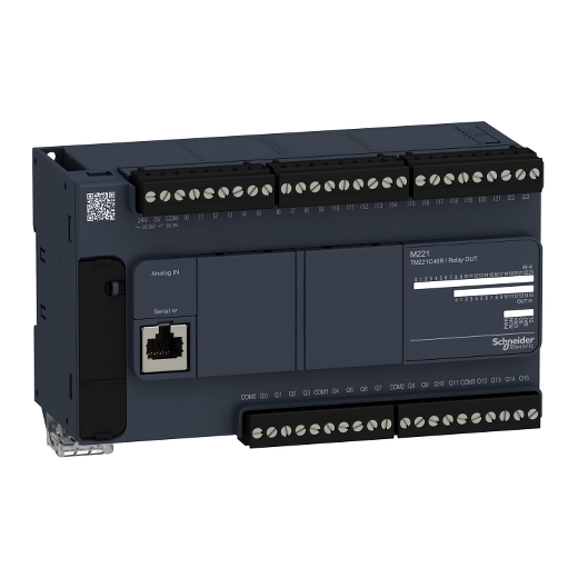 TM221C40R PLC Controller | Modicon M221 Series 24VDC 40 I/O Relay Outputs Ethernet