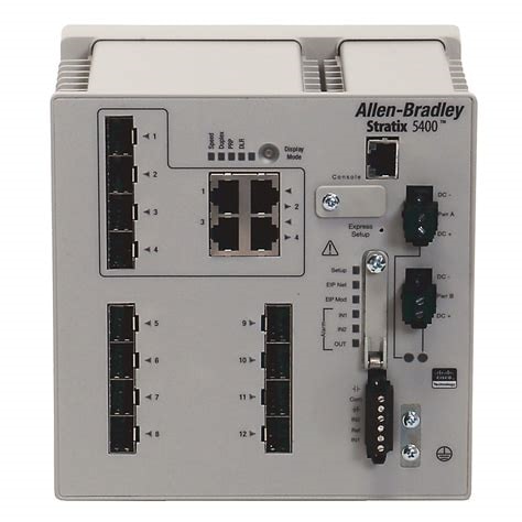 1783-HMS16TG4CGN Stratix 5400 16-Port Gigabit Managed Switch, Industrial Ethernet Turbo Ring