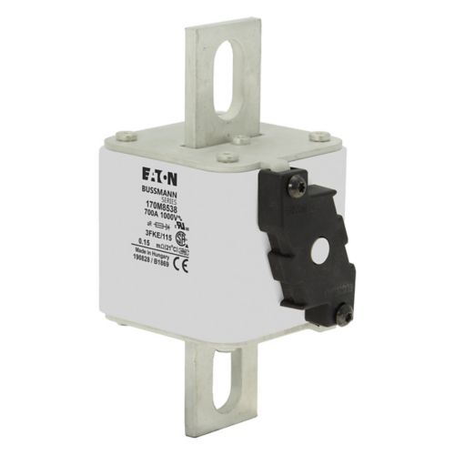 Square body, 315A 1000V 3FKE/115 AR UR, 90 Watt, Interruption Rating 125 kA