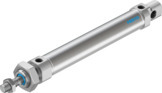 DSNU-25-125-P-A Compact Pneumatic Cylinder, Festo DSNU Series, 125mm Stroke, Double-Acting, Rod Mount