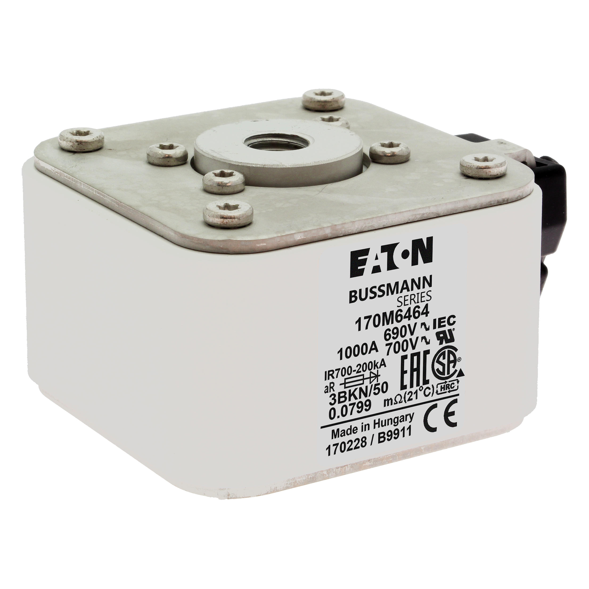 Eaton 170M6464 250A 600VAC MCCB Molded Case Circuit Breaker, Panelboard Power Distribution Protection