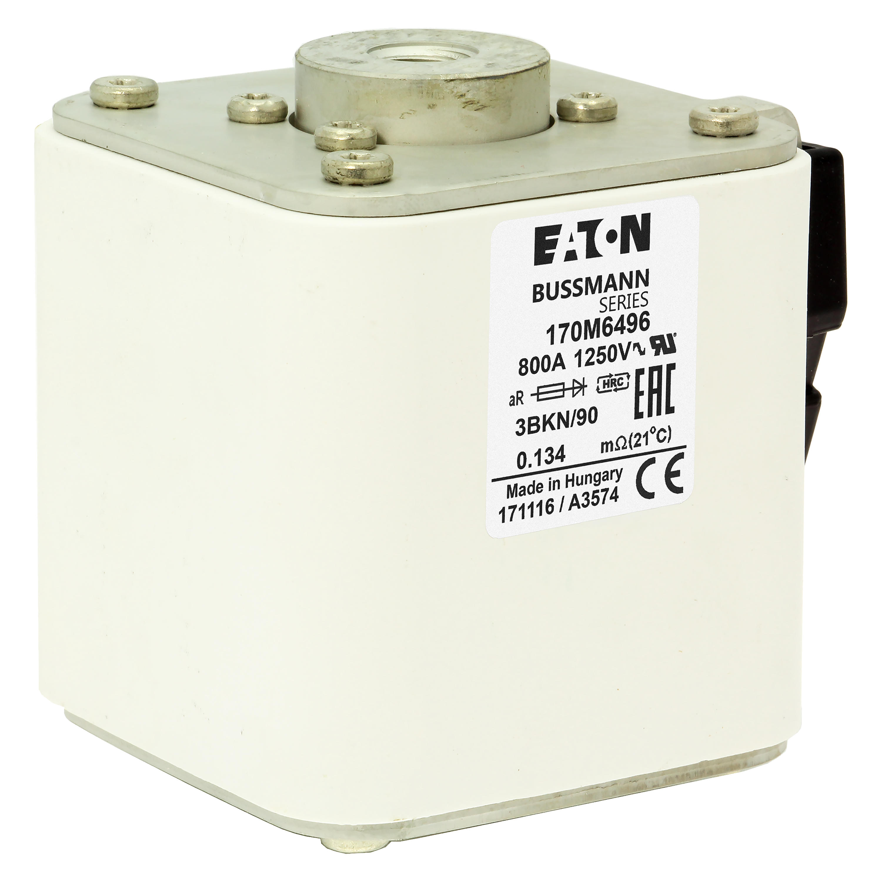 Eaton 170M6496 M6 Motor Protection Circuit Breaker 40A 600VAC 20kA High Breaking Capacity