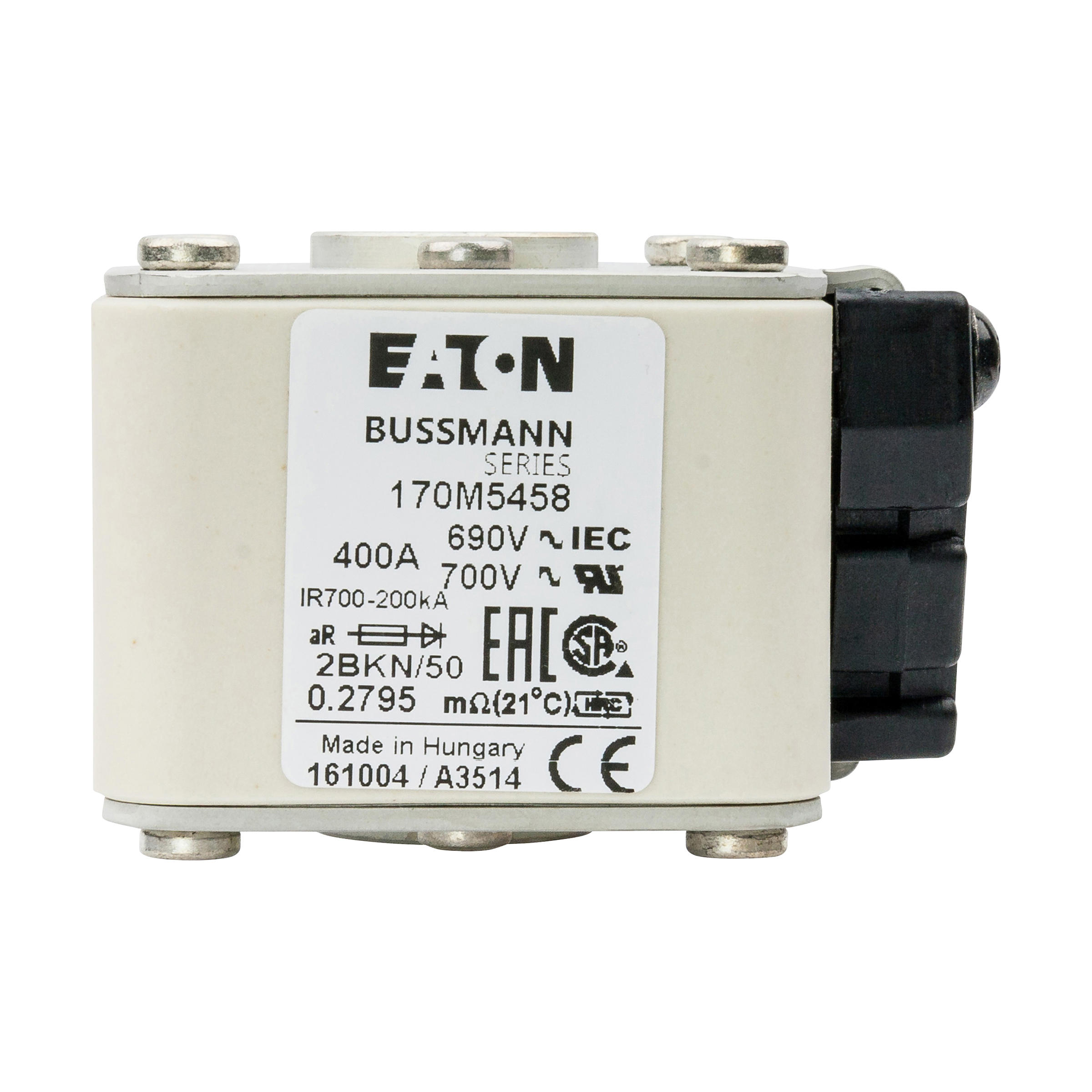 Eaton 170M5458 150A 600VAC 20KA MCCB Motor Protection Circuit Breaker, 170M Series