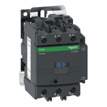 LC1D80M7C Schneider Electric TeSys D 80A Contactor 3P/3-Phase Motor Control Power Switching