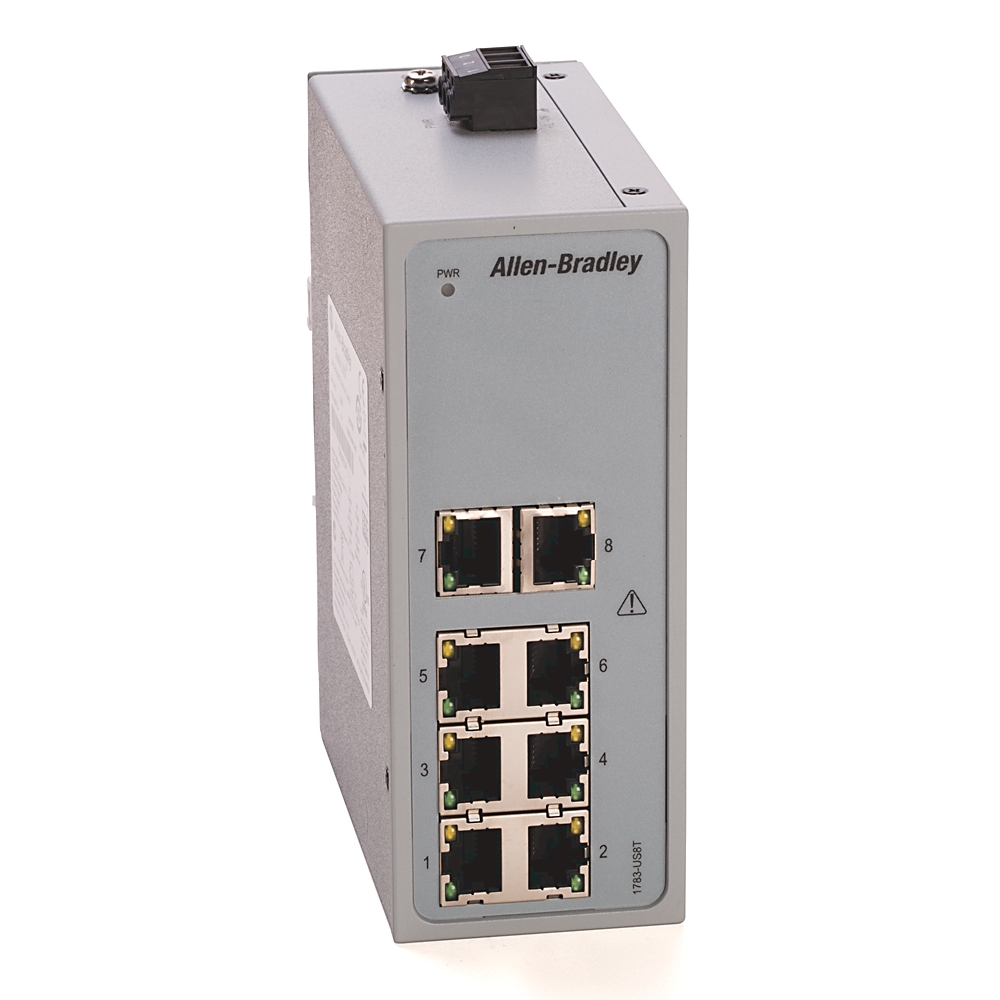 1783-US8T Allen-Bradley Stratix 8000 8-Port DIN Rail Unmanaged Ethernet Switch